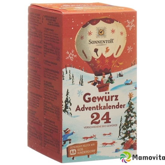 Sonnentor Adventkalender Gewürze Beutel 24 Stück buy online