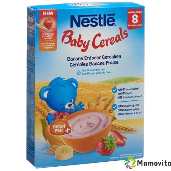 Nestle Baby Cereals Banane Erdbeer 8m 250g buy online