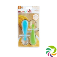 Munchkin Silikon Trainingsloeffel Gent Scoop 2 Stück