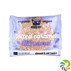 Kookie Cat Salted Caramel Almond Cookie 50g