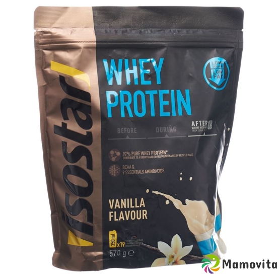 Isostar Whey Protein Powder Vanilla Bag 570g buy online