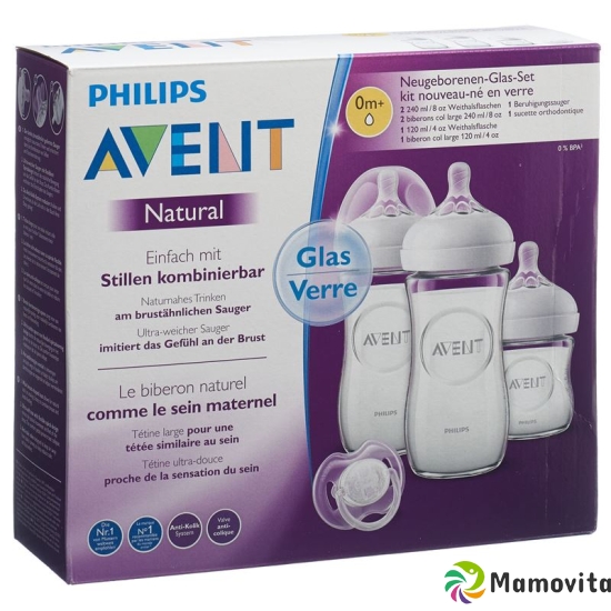 Avent Philips Natural Glass Newborn Set buy online