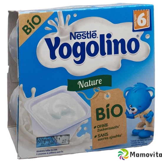 Nestle Yogolino Bio Nature 4x 90g buy online