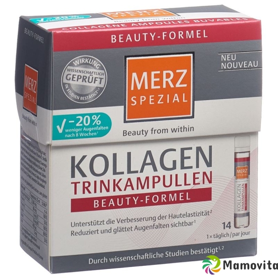 Merz Spezial Kollagen Trinkampullen 14x 25ml buy online