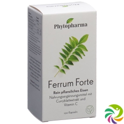 Phytopharma Ferrum Forte Capsules Tin 100 pieces