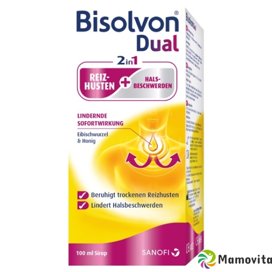 Bisolvon Dual 2 In 1 Cough syrup 100ml buy online