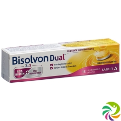 Bisolvon Dual 2 In 1 lozenges 18 pieces