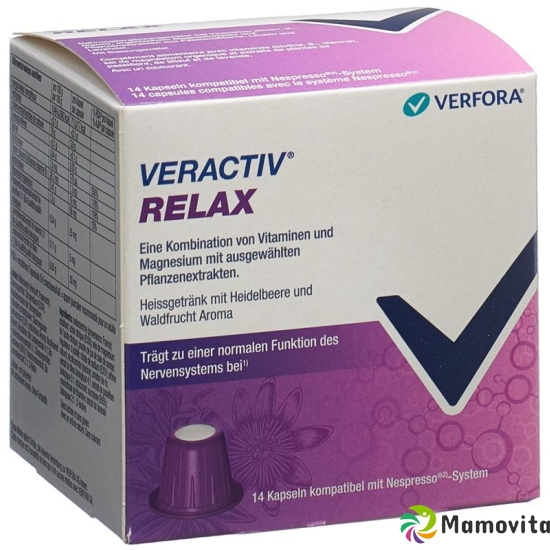 Veractiv Relax Nespresso Capsules 14 Caps buy online