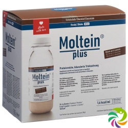 Moltein Plus Ready2Shake Chocolate 6 bottle 38g