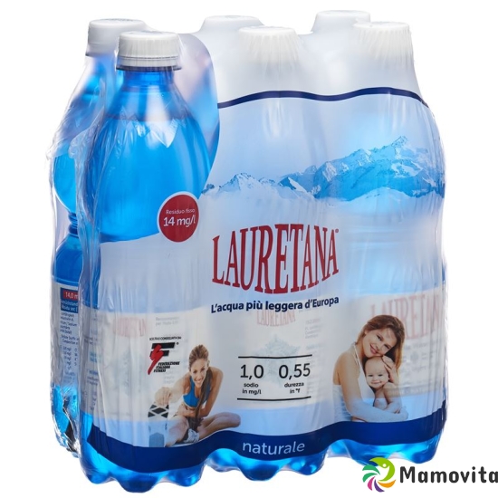 Lauretana Mineralwasser O Kohlens 6 Petflasche 500ml buy online