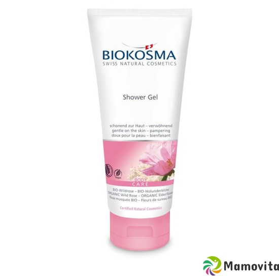 Biokosma Shower Gel Bio-Wildrose Holunderbl 200ml buy online