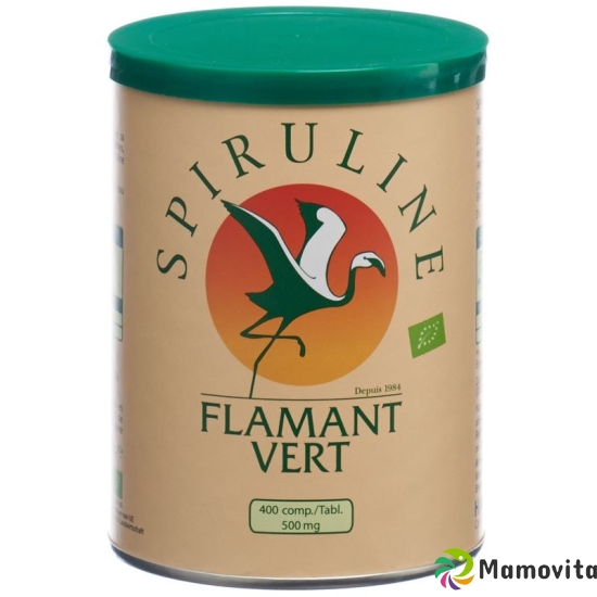 Spirulina Flamant Vert Bio Tabletten 500mg Dose 400 Stück buy online