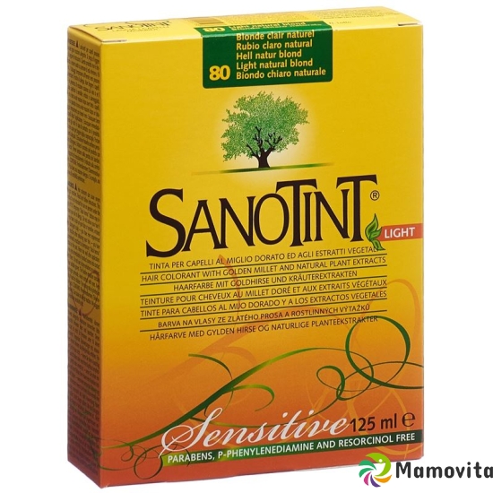 Sanotint Sensitive Light Hair Color 80 light natural blonde buy online