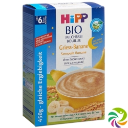 Hipp Gute Nacht Bio Milchbrei Griess Banane 450g