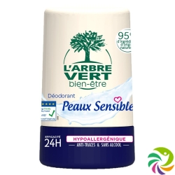 L'Arbre Vert Öko Deo Roll On Empf Haut Fr 50ml