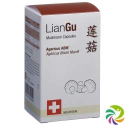 LianGu Agaricus Abm Mushrooms Capsules Can 180 Pieces