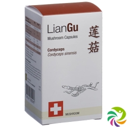 LianGu Cordyceps Mushrooms Capsules Can 180 Pieces