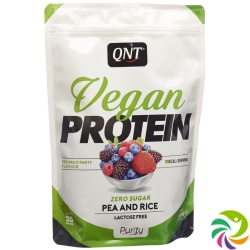 Qnt Vegan Protein Zero Sug-Lact Fr Red Fruit 500g