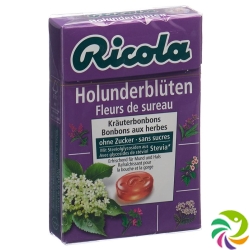 Ricola elderflower candies without sugar with stevia Box 50 g