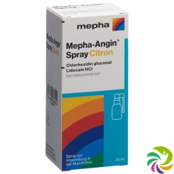 Mepha-angin Spray Citron Flasche 30ml