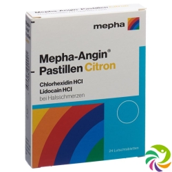 Mepha-angin Pastillen Citron 24 Stück