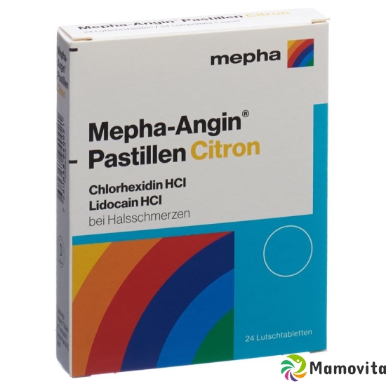 Mepha-angin Pastillen Citron 24 Stück buy online