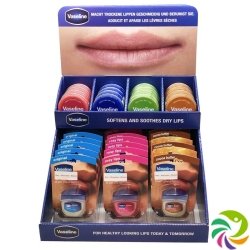 Vaseline Lip Care Display mit 8 Referenzen 40 Stück