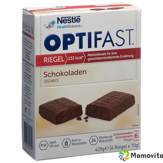 Optifast Chocolate bar 6x 70g buy online