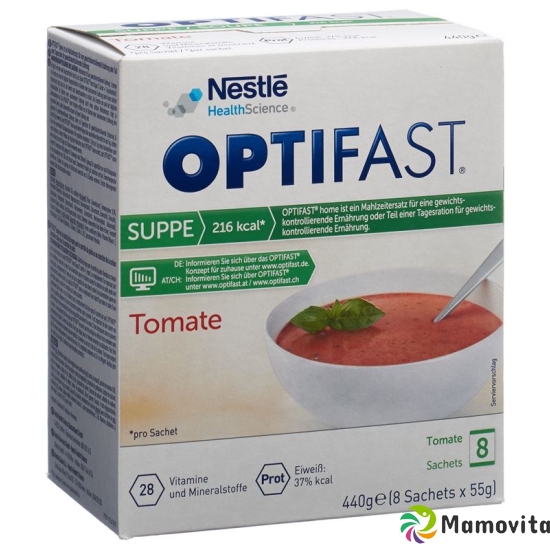 Optifast Soup tomato 8 bags 55g buy online