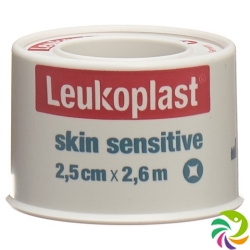 Leukoplast Skin Sensitive 2.5cmx2.6m Roll