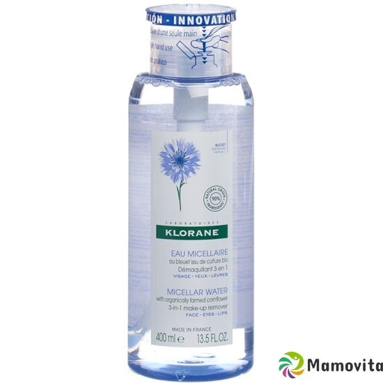 Klorane Bleuet Micella lotion face eye 400ml buy online