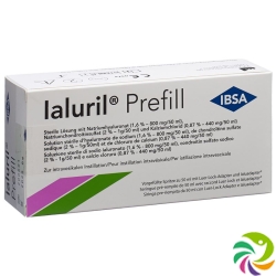 Ialuril prefill with luer lock adapter and Ialuadapter Fertspr 50 ml