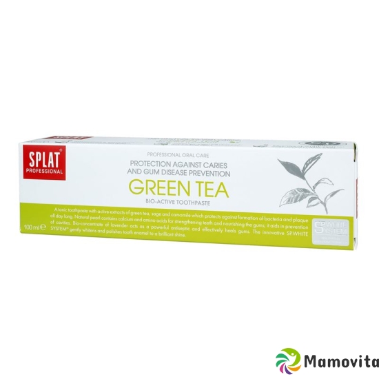 Splat Profes Ultra Green Tea Zahnpasta Tube 100g buy online