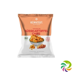 Heimatgut Suesskartoffel Chips Fein Gesalzen 100g