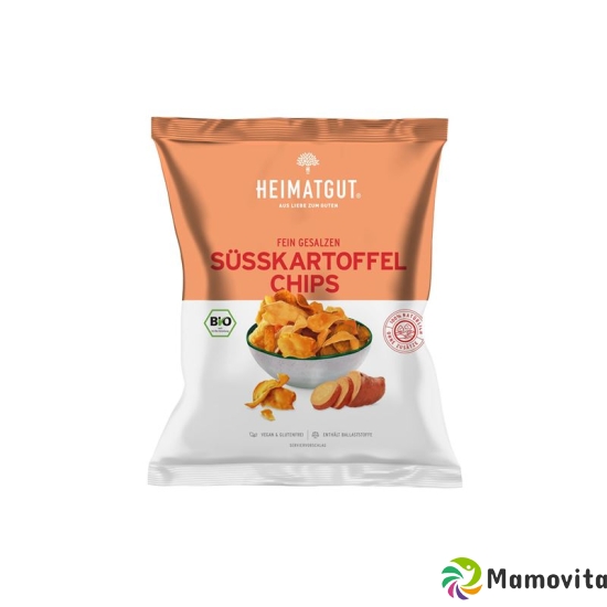 Heimatgut Suesskartoffel Chips Fein Gesalzen 100g buy online