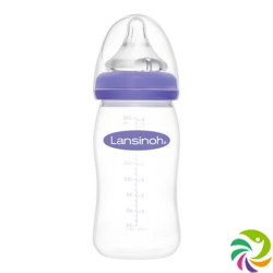 Lansinoh anti-colic wide-mouth bottle 240ml plastic