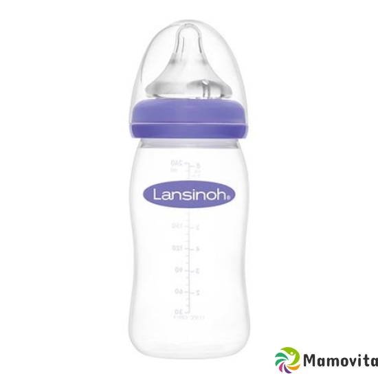 Lansinoh anti-colic wide-mouth bottle 240ml plastic buy online