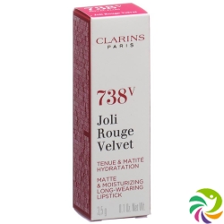 Clarins Joli Rouge Velvet No 738v