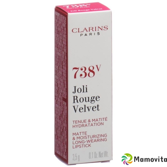 Clarins Joli Rouge Velvet No 738v buy online