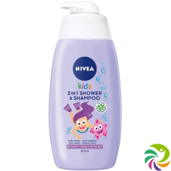 Nivea Kids 2in1 Shower & Shampoo Girl 500ml