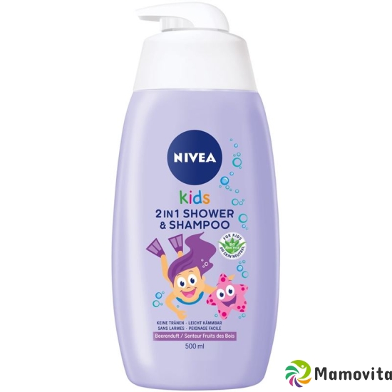 Nivea Kids 2in1 Shower & Shampoo Girl 500ml buy online