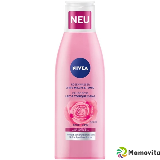 Nivea 2in1 Milch & Tonic mit Rosenwasser 200ml buy online