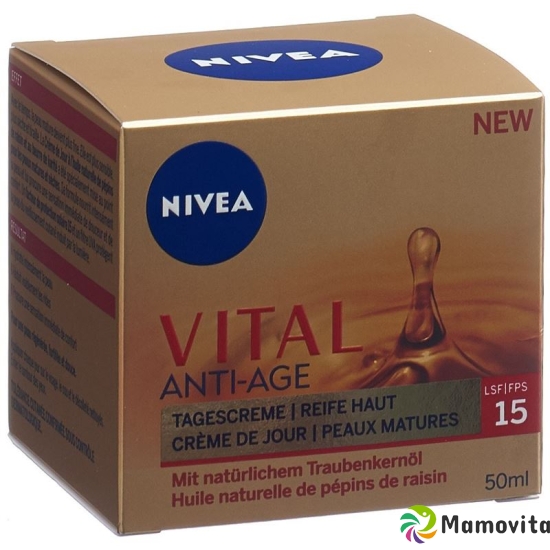 Nivea Vital Anti-Age Tagescr Lfs15 Traubenke 50ml buy online