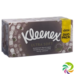 Kleenex Ultrasoft Kosmetiktuech Box Duo 2x 72 Stück