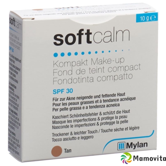 Softcalm Compact Foundation SPF 30 Tan can 10g buy online