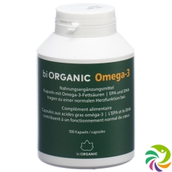 Biorganic Omega-3 Kapseln F/d Dose 100 Stück