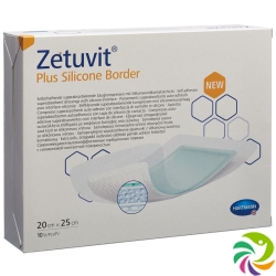 Zetuvit Plus Silicone Border 20x25cm 10 Stück