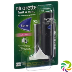 Nicorette Fruit & Mint Spray Disp 150 Dos