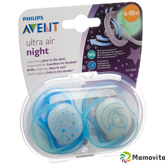 Avent Philips Schnul Ultra Air Ni 6-18m Boy Ste/vo buy online