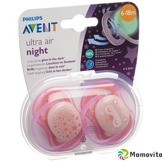 Avent Philips Schnul Ultra Air Ni 6-18m Gi Ste/kat buy online